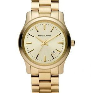 Michael Kors MK5160 Women's Runway Gold Stainless Steel Bracelet Watch